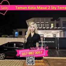 Pasir Gudang Taman Kota Masai Renovated 2 Storey Terrace Corner 4bed