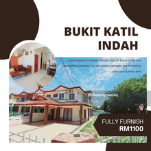 Corner Lot Big House Fully Furnish 2 Sty Terrace Bukit Katil Indah