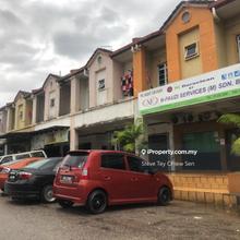 Double storey shoplot Facing Empty land for sale