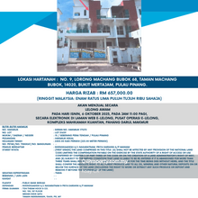 Auction Taman Machang Bubok !! Below Market Price!!