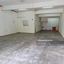 Unfurnished,vacant now,intermediate,ground floor,jalan brp,sg buloh