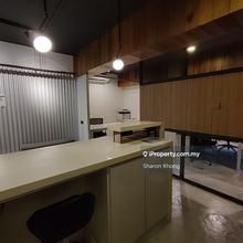 M floor shop office fully furnished for rent at Bukit Jalil 