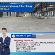ROI 6.3% and 100% no flood