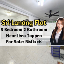 Sri Lanang Flat, Low Cost Flat, 3 Bedroom 2 Bathroom, Near Ikea Toppen