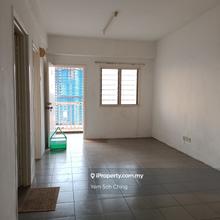 Near LRT station. High floor. Block F. Fully tiled with concrete stove