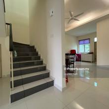 Gated & Guarded, Partially Furnished, 2 Storey Semi D, For Rent 