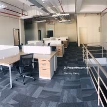 Fully Furnished Office in Puchong, walk to LRT