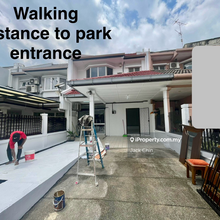 Near to Park entrance and high on the hill