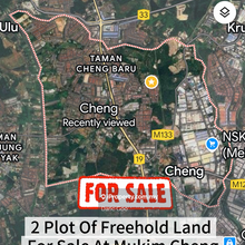 2 Plot Of Freehold Land For Sale At Mukim Cheng, Melaka Tengah  Melaka