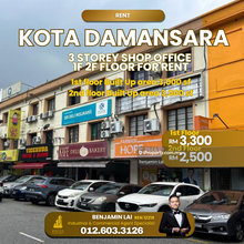 Kota Damansara 3 Storey Shop Office 1f 2f Floor For Rent