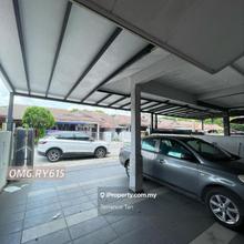 Sungai Kapar Indah 1 Storey 20x65 3r2b Car Porch Full Tiles for Sale 