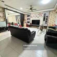 Sutera Utama, terrace, 6b5b, end lot, extended, 43x80, for sale