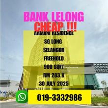 Bank Lelong Freehold Armani Residence Sungai Long Cheras Selangor