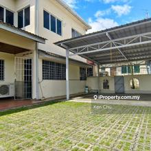 Corner Lot Double Storey House With Huge Land 
