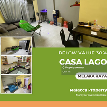 Super Below Bank Value 30% Less rm100k Casa Lago Melaka Raya