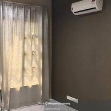 Partial furniture high floor service apartment at sky view bukit indah