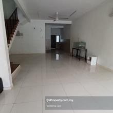 Double storey with gated and guarded for rent
