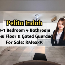 Pelita Indah Apartment, 3 plus 1 Bedroom, Gated Guarded, Low Floor