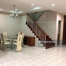 Partial Furnished 2 Sty Villa Saujanis Segambut with Aircond