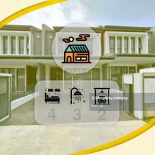 New Unit 2 Storey Ilham Residence Elmina East for sale