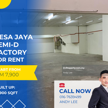 Taman Desa Jaya Semi-D Factory for Rent 