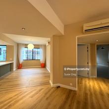 Newly renovated 3 bedrooms in ampang hilir and direct access to pool