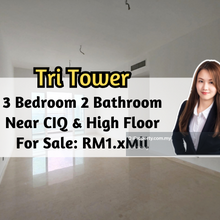 Tri Tower, 3 Bedroom 2 Bathroom, Near Ciq, High Floor, Block B