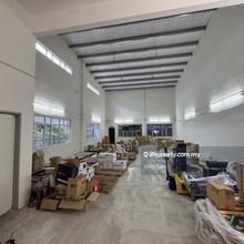 Renovated Semi D Factory to Rent at Tasik Utama Area