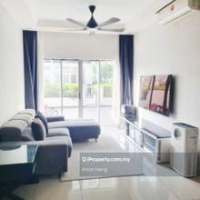 Open terrace unit with private garden area