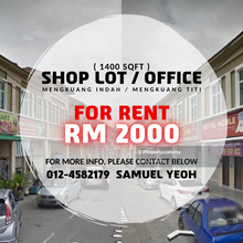 Shop Lot / Office at Mengkuang Penanti Penang, for Sale.