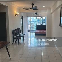 3r2b1cp,partially furnished for rent