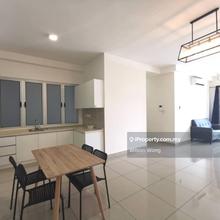 Villa crystal condo, sri sinar kepong, ready move in, furnished