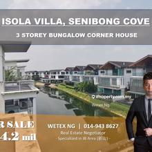 Senibong Isola Villa 3 storey Bungalow Corner House for.Sale