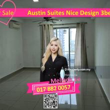 Tebrau Austin Suites Apartment Nice Design 3bed with Carpark