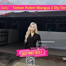 Ulu Tiram Taman Puteri Wangsa Beautiful 1 Storey Terrace Can Full Loan