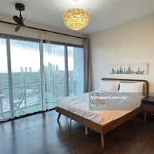 Almas suites Puteri Harbour studio for sell new paint with furnished 