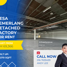 Desa Cemerlang Detached Factory for Rent