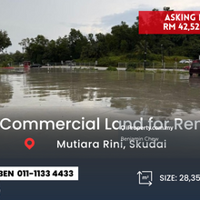 Mutiara Rini Skudai Commercial Land for Rent