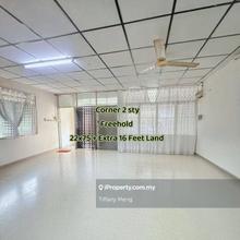 2 Storey Corner with Extra 16 Feet Land Taman Kok Doh for sale
