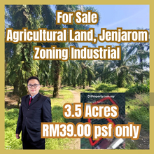 Agriculture Land, Zoning Industrial Kampung Jenjarom