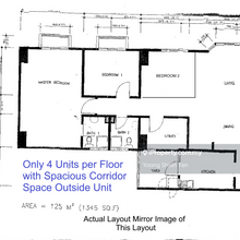 Only 4 Units Per Floor with Spacious Corridor Space, Don't Miss 