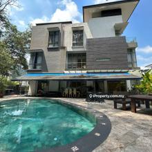 Corner lot with private pool