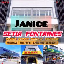 Setia Fontaines Double Storey Shoplot New Unit