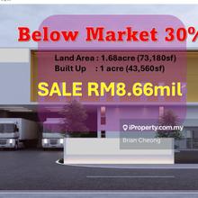 Seremban Detached Factory, Below market 30%, Freehold