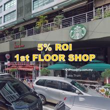 Upstairs of Starbucks, Zus, Chagee, 5% ROI, 1st Floor Shop, Freehold