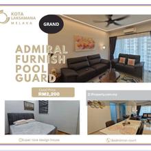 Great 4 Room Fully Furnish Security Admiral Residence Kota Laksamana