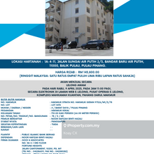 Auction Pangsapuri Air Putih !! Below Market Price!!