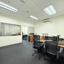 Partly Furnished Office with Rooms