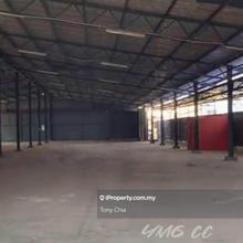 Kapar Batu 6 Land 16000sf Built 25000sf Warehouse use 100amp Klang