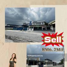 Kepong Industrial Park 1.5sty Semi Detached Factory for Sale